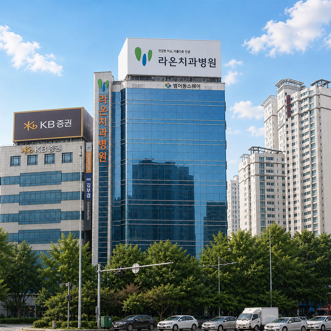라온치과병원 범어점 병원 외관